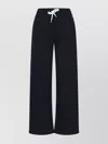 Polo Ralph Lauren Black Pants With Drawstring Elastic Waist And Pony Embroidery On The Side