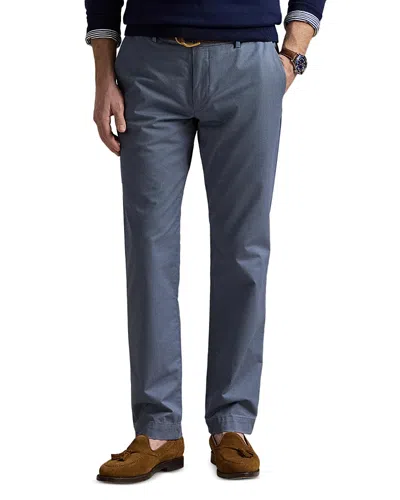 Polo Ralph Lauren Stretch Slim Fit Knitlike Chino Pant In Blue Corsair