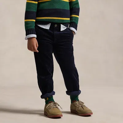Polo Ralph Lauren Straight Fit Cotton Corduroy Pant In Hunter Navy