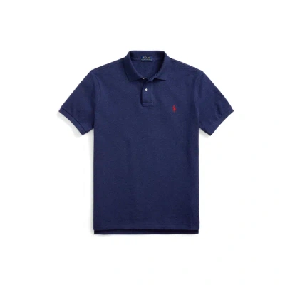 Polo Ralph Lauren Cotton Mesh Classic Fit Polo Shirt In Blue