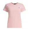 Polo Ralph Lauren Straight Fit Cotton T-shirt In Pink