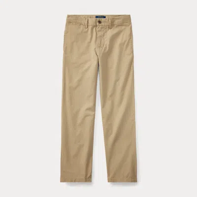 Polo Ralph Lauren Kids' Big Boys Straight Fit Stretch Twill Pant In Classic Khaki