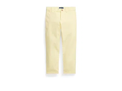 Polo Ralph Lauren Straight Fit Flex Abrasion Twill Pants (toddler/little Kid) Boy's Clothing T Bird Yellow : 5 Little 