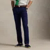 Polo Ralph Lauren Straight Fit Linen-cotton Pant In Blue