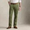 Polo Ralph Lauren Straight Fit Linen-cotton Pant In Tree Green