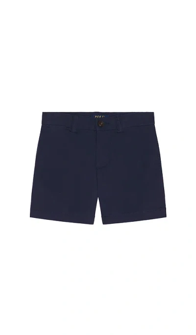 Polo Ralph Lauren Straight Fit Stretch Chino Short In Blue