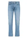 Polo Ralph Lauren Straight Trousers Belt Loops Five Pockets In Blue