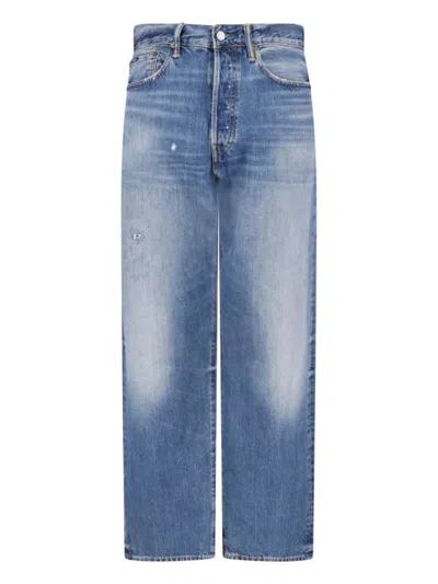 Polo Ralph Lauren Straight Leg Denim Jeans Five Pocket In Blue