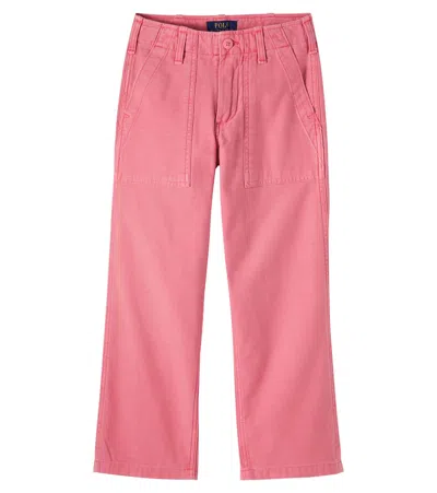 Polo Ralph Lauren Kids' Straight Jeans In Pink