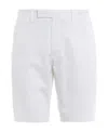Polo Ralph Lauren White Cotton Twill Bermuda Shorts In White