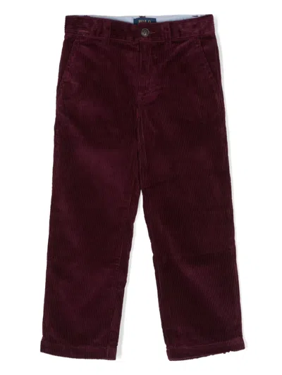 Polo Ralph Lauren Kids' Bedford Corduroy Straight-leg Trousers In Red