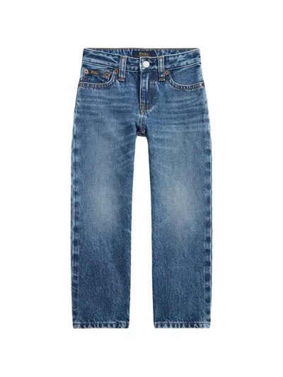Polo Ralph Lauren Kids' Straight-leg Jeans In Blue