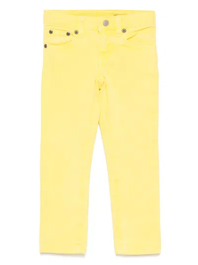 Polo Ralph Lauren Kids' Straight-leg Jeans In Yellow