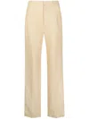 Polo Ralph Lauren Mid-rise Straight-leg Trousers In 中性色