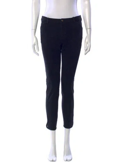 Pre-owned Polo Ralph Lauren Straight Leg Pants In Black