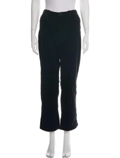 Pre-owned Polo Ralph Lauren Straight Leg Pants In Black