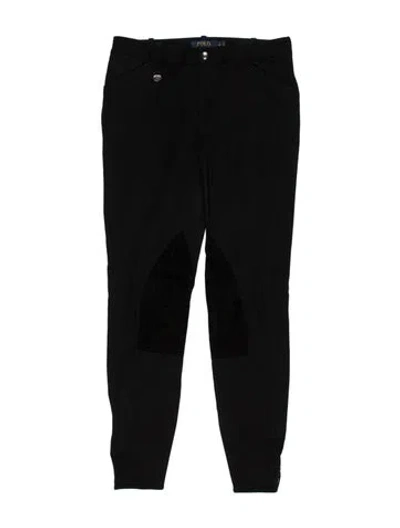 Pre-owned Polo Ralph Lauren Straight Leg Pants In Black