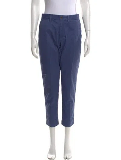 Pre-owned Polo Ralph Lauren Straight Leg Pants In Blue