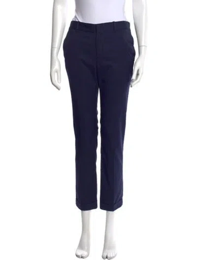 Pre-owned Polo Ralph Lauren Straight Leg Pants In Blue