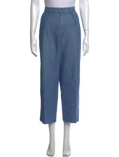 Pre-owned Polo Ralph Lauren Straight Leg Pants In Blue