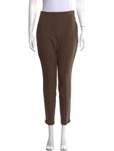 Pre-owned Polo Ralph Lauren Straight Leg Pants In Brown