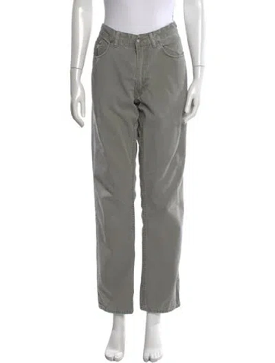 Pre-owned Polo Ralph Lauren Straight Leg Pants In Gray