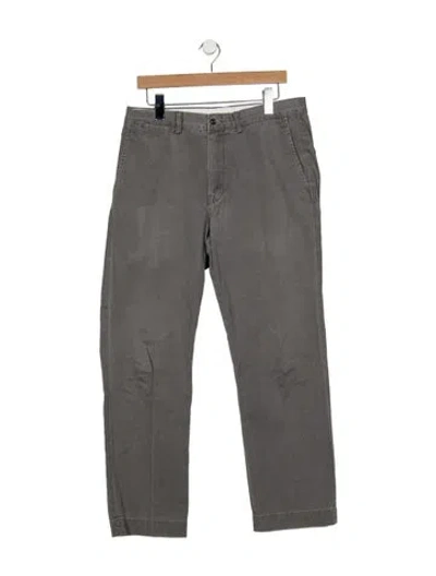 Pre-owned Polo Ralph Lauren Straight Leg Pants In Gray