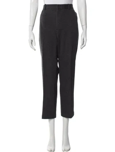 Pre-owned Polo Ralph Lauren Straight Leg Pants In Gray