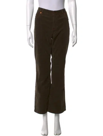 Pre-owned Polo Ralph Lauren Straight Leg Pants In Green