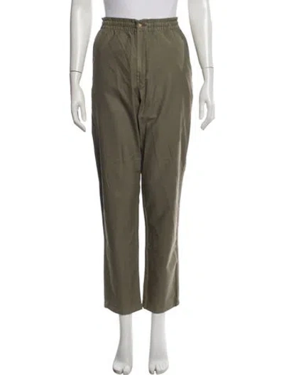 Pre-owned Polo Ralph Lauren Straight Leg Pants In Green