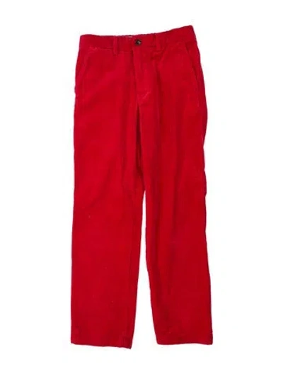 Pre-owned Polo Ralph Lauren Straight Leg Pants In Red