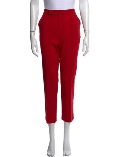 Pre-owned Polo Ralph Lauren Straight Leg Pants In Red