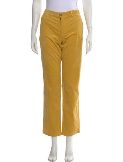 Pre-owned Polo Ralph Lauren Straight Leg Pants W/ Tags In Yellow
