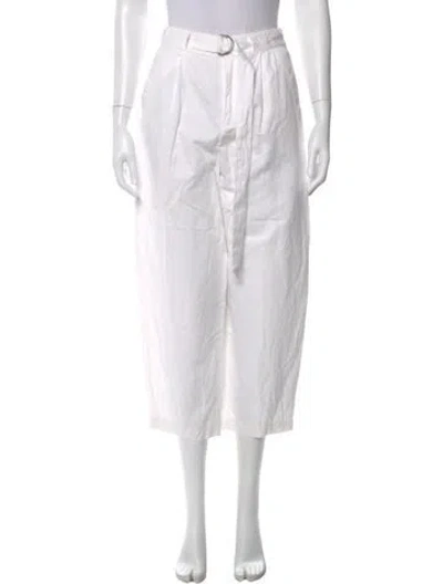 Pre-owned Polo Ralph Lauren Straight Leg Pants In White