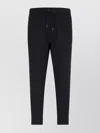 Polo Ralph Lauren Straight Leg Trousers Elastic Waistband In Black
