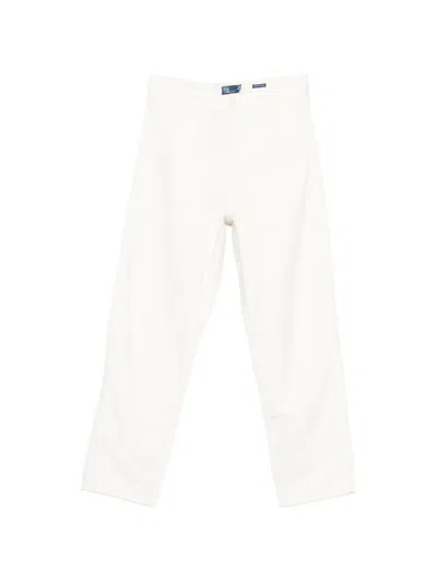 Polo Ralph Lauren Straight-leg Trousers In White