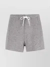 Polo Ralph Lauren Straight Shorts With Back Pocket And Elastic Waistband In Gray