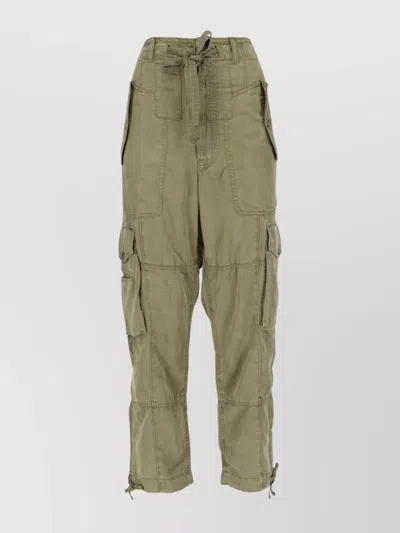 POLO RALPH LAUREN STRAIGHT TROUSERS WITH ADJUSTABLE HEM AND POCKETS