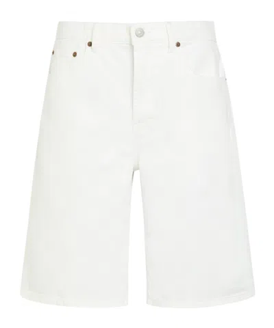 Polo Ralph Lauren Straight-leg Denim Culottes In White