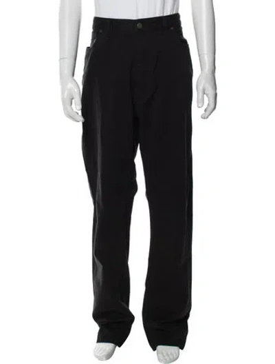 Pre-owned Polo Ralph Lauren Straight-leg Jeans In Black