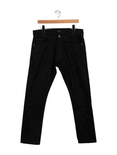 Pre-owned Polo Ralph Lauren Straight-leg Jeans In Black