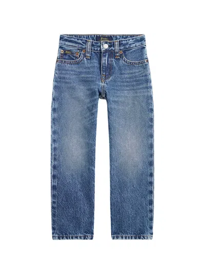 Polo Ralph Lauren Kids' Straight-leg Jeans In Blue