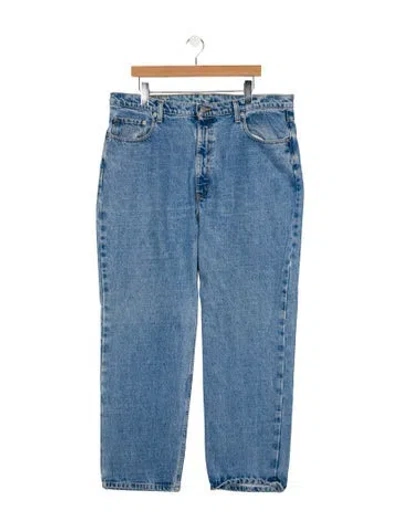 Pre-owned Polo Ralph Lauren Straight-leg Jeans In Blue