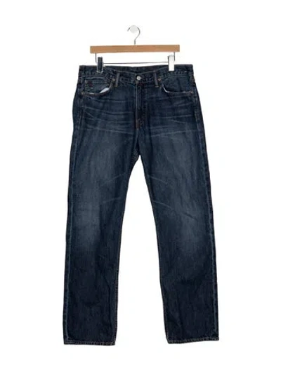 Pre-owned Polo Ralph Lauren Straight-leg Jeans In Blue