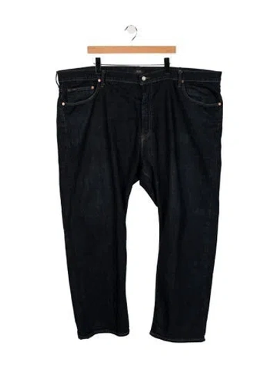 Pre-owned Polo Ralph Lauren Straight-leg Jeans In Blue
