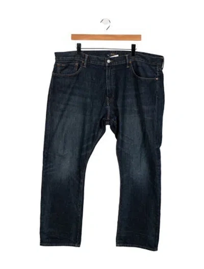 Pre-owned Polo Ralph Lauren Straight-leg Jeans In Blue