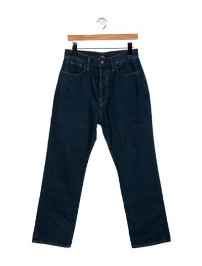 Pre-owned Polo Ralph Lauren Straight-leg Jeans In Blue