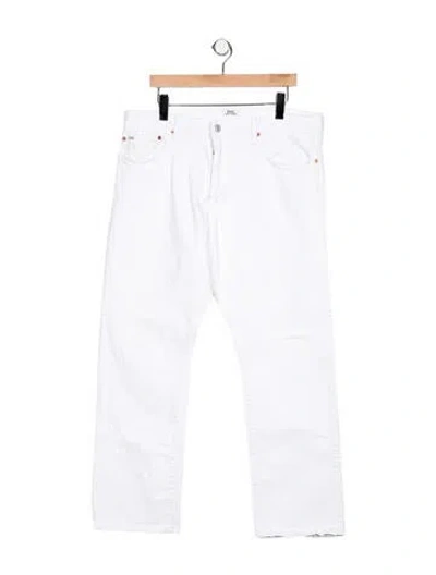 Pre-owned Polo Ralph Lauren Straight-leg Jeans In Blue