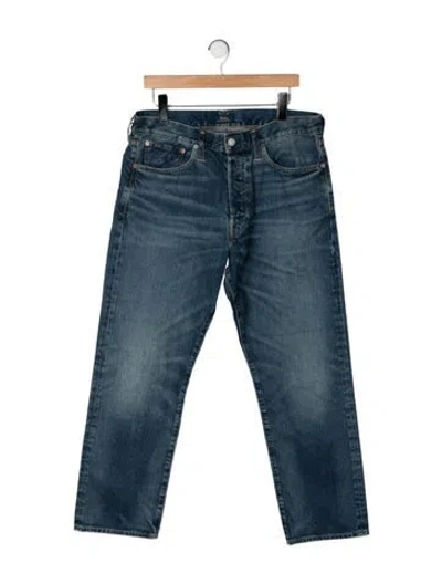 Pre-owned Polo Ralph Lauren Straight-leg Jeans In Blue