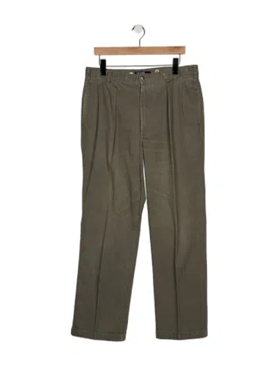 Pre-owned Polo Ralph Lauren Straight-leg Jeans In Green